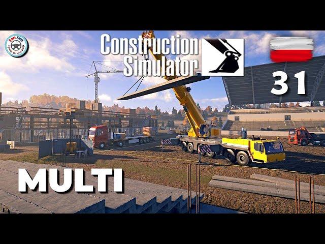 Budowa Stadionu Cz.5 w Construction Simulator  na MULTI | 31 | Nowe Projekty Budowlane