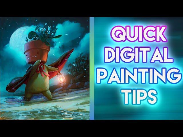 Quick Digital Painting Tips (in 2 minutes!)