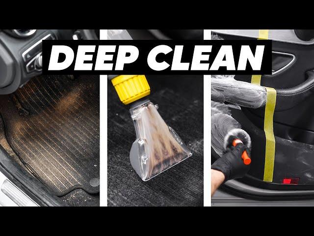 Dirty Mercedes Interior DEEP CLEAN - Interior Auto Detailing