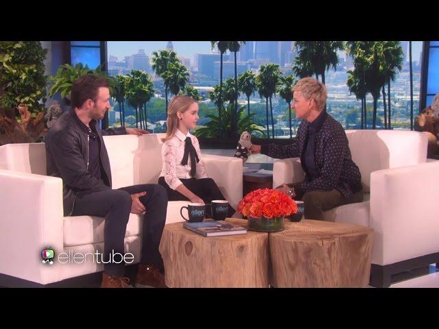 Chris Evans and Mckenna Grace on Ellen Full Interview