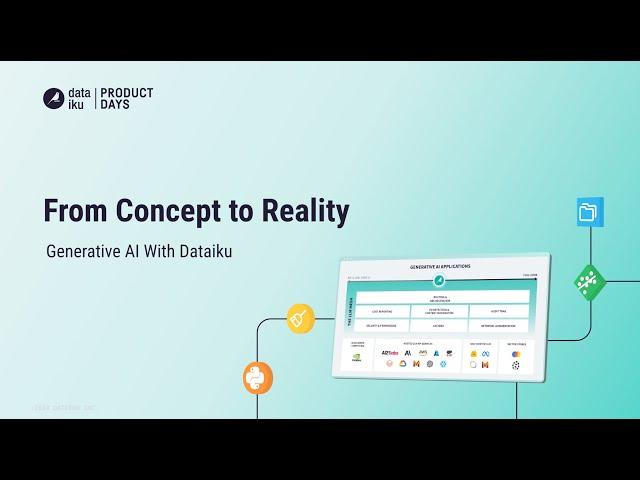 From Concept to Reality: GenAI With Dataiku