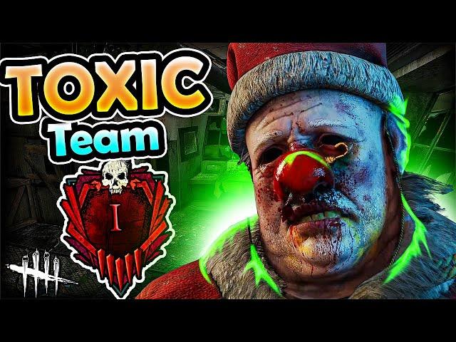 TOXIC BULLY TEAM Vs My CLOWN! - Dead by Daylight