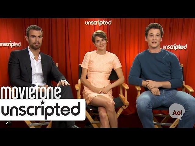 'Divergent' | Unscripted | Shailene Woodley, Miles Teller, Theo James