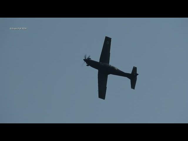 Sanicole Sunset Airshow Pilatus PC-9M Slovenian Air Force 21 Sept 2024