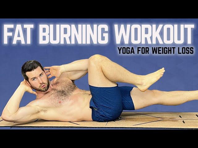 Yoga for Weight Loss and Belly Fat | Fat Burning Core-Focused Workout for Complete Beginners