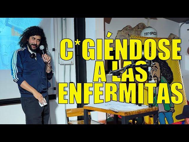 C*GIÉNDOSE A LAS ENFERMITAS - Dónde le hago la raya?