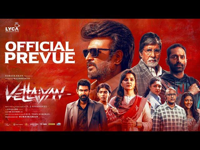 Vettaiyan - Prevue | Rajinikanth | Amitabh Bachchan | T.J. Gnanavel | Anirudh | Subaskaran | Lyca