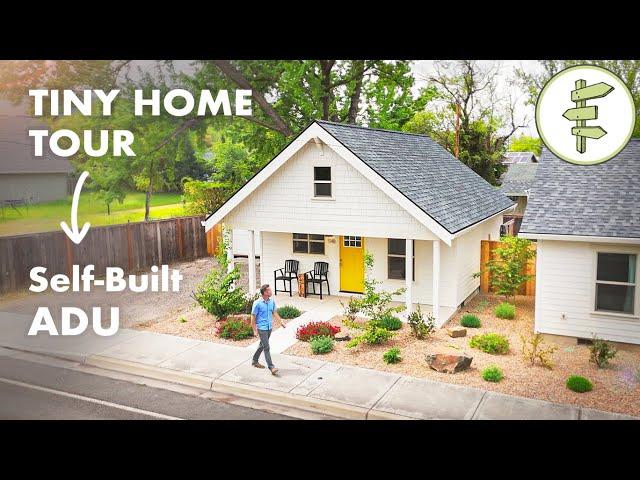 Man Builds Tiny Home ADU for $60K & Shares Free Plans + FULL TOUR