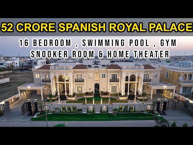 Watch 4 Kanal Furnished Marvelous Spanish Royal Palace Design By Pakistan No 1 Architect | House