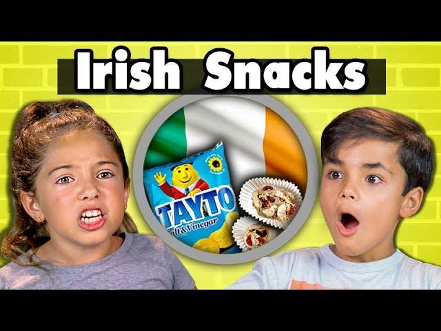 KIDS EAT IRISH SNACKS | Kids Vs. Food