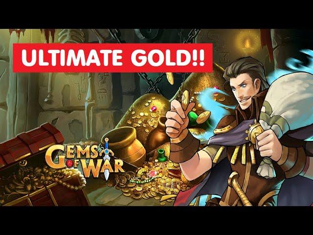 Gems of War Best Gold Farming teams and strategy! 250,000 GOLD AN HOUR