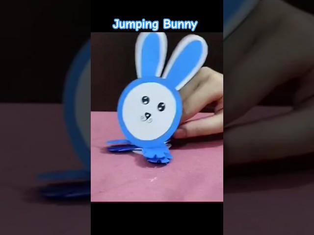 Jumping bunny | jumping rabbit | paper rabbit | #jumpingrabbit #bunny #papercraft #origami