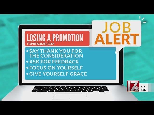 Job Alert: Losing a Promotion