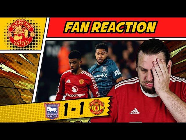 RANT  Same Old GASH Players! Ipswich Town 1-1 Man Utd GOALS United Fan REACTION