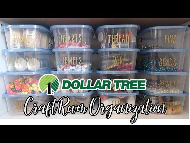 THRIFTED CRAFT ROOM SETUP | PART TWELVE | DOLLAR TREE ORGANIZATION | CRICUT JOY | NOVEMBER 2020!