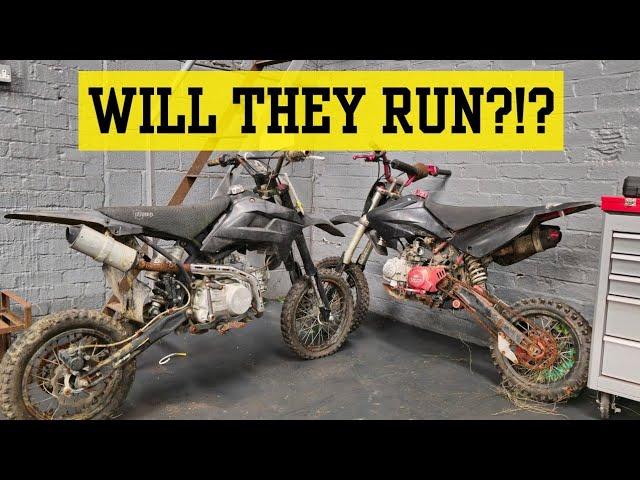 I bought 2 CHEAP abandoned pit bikes, But how bad are they?