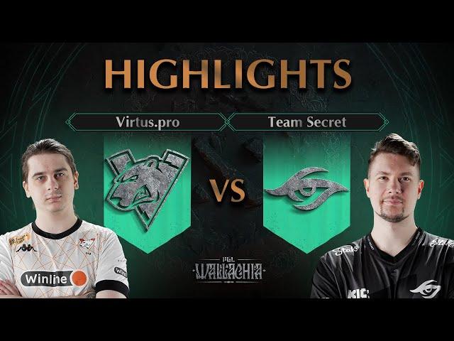 MUST SEE! Team Secret vs Virtus.pro - HIGHLIGHTS - PGL Wallachia S1 l DOTA2