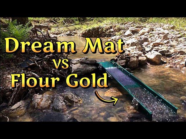 Gold Prospecting with Custom Dream Mat Sluice