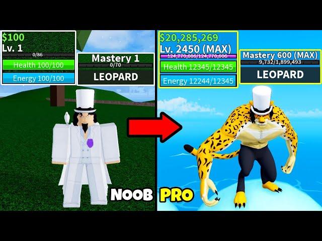 Beating Blox Fruits as Rob Lucci! Lvl 1 to Max Lvl Noob to Pro in Blox Fruits!