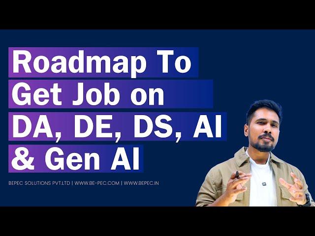 Roadmap To Get Job on Data Engineering, Data Science, Data Analytics, AI & Gen AI