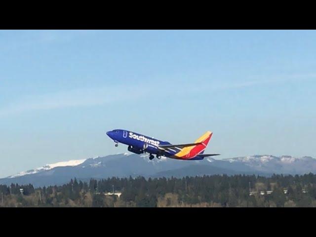 Southwest 737 takeoff PDX