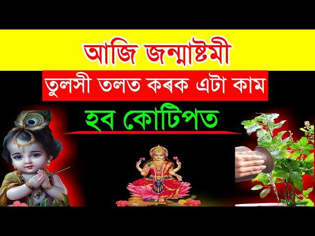 আজি জন্মাষ্টমী / Today janmaastami Assamese Rashifal / Assamese Remedy Janmastami / Tulsi Remedy