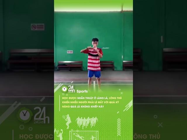 Ninja Lang Lá đi chơi cầu lông kiểu #24hmedia #24hsports #thethaomoingay #caulong #badminton