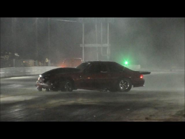 Wild Mustang Crash at the Winter Meltdown Race