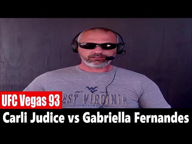UFC Vegas 93: Carli Judice vs Gabriella Fernandes PREDICTION