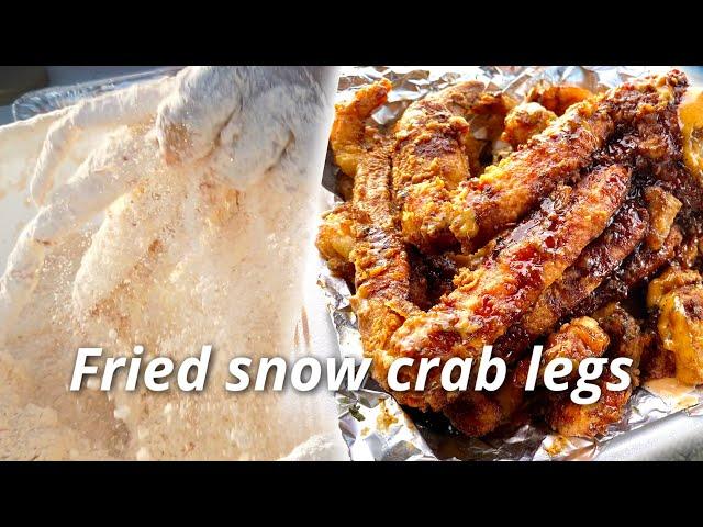 Deep Fried Snow Crab Legs! Is it better than steamed crab legs?