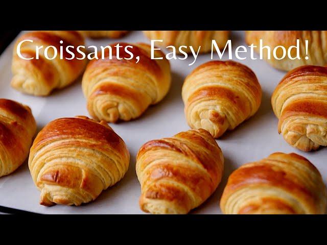 This easy method gives you the Perfect croissants at home!