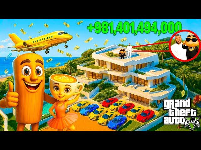 Franklin & Shinchan Made Tung Tung Sahur & Ballerina Billionaires in GTA 5 Telugu!