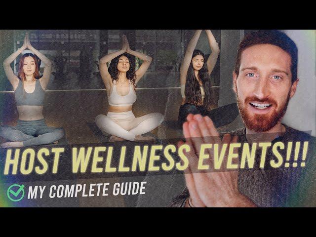 How I Host Wellness Events (And Made My First $1,000)