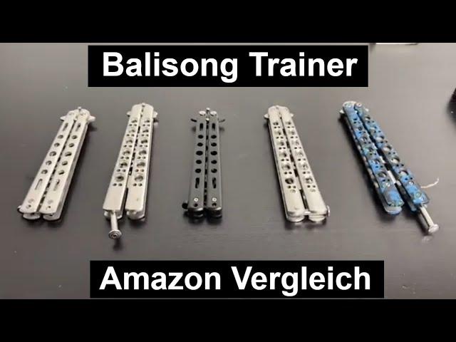 Balisong Trainer von Amazon Unboxing und Vergleich