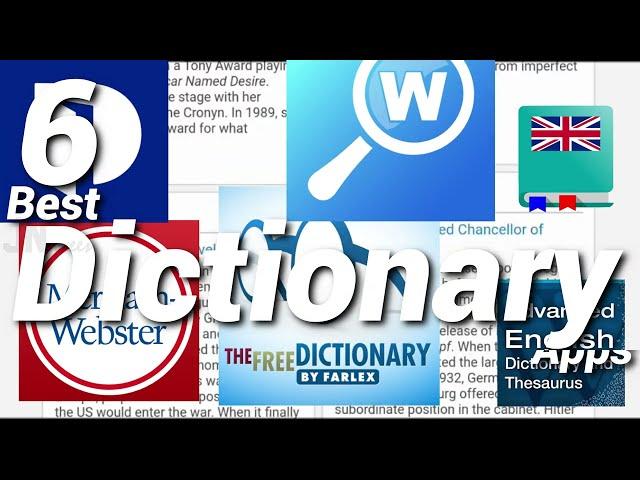 6 Best Dictionary Apps | Android/iOS | Improve Your Vocabulary