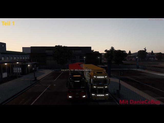 ETS2 Lange Tour  Unterwegs mit DanieCeBus Teil 1 [ On TMP Tour #3 ]