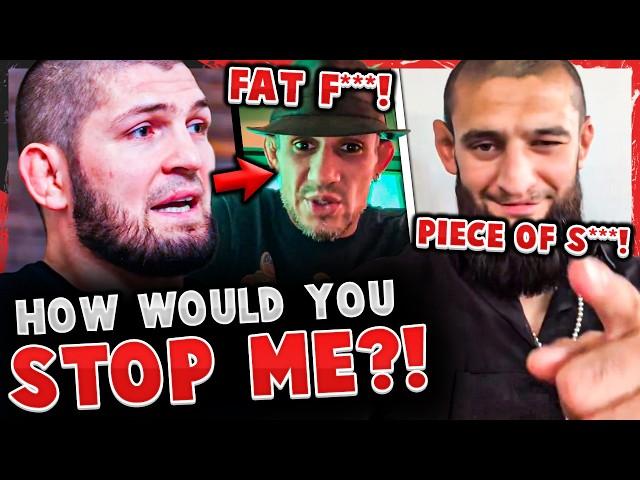 Khabib HEATED BACK AND FORTH w/ Tony Ferguson! Henry Cejudo APOLOGIZES to Khamzat after ALTERCATION!