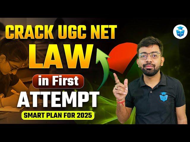 How to Crack UGC NET Law in First Attempt? UGC NET Law Preparation 2025 | Vishal Sir