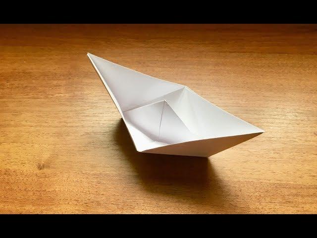 How to Make a Paper Boat that floats | Origami Tutorial | PaperManCraft