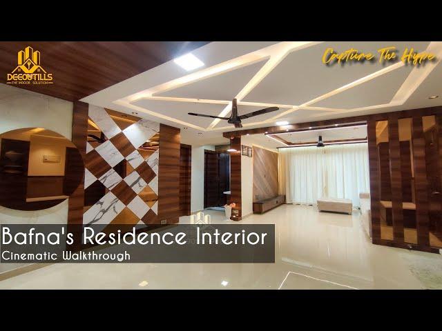 Bafna's Residence Interior by Deeoutills Interior | Cinematic Walkthrough | Capture The Hype