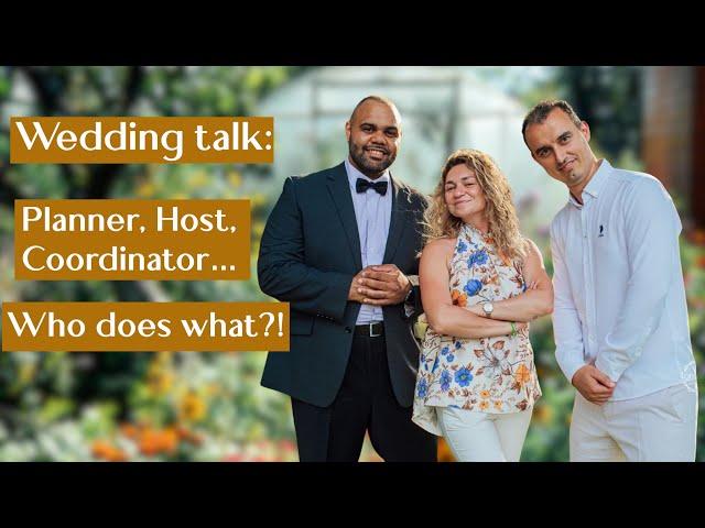 The Roles of the Wedding Planner, Host and Coordinator 