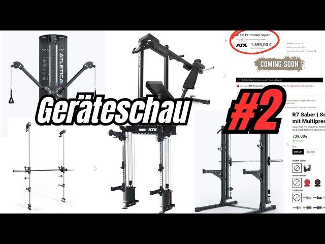 Neue Geräte fürs Homegym! ATX und Atletica liefern ab