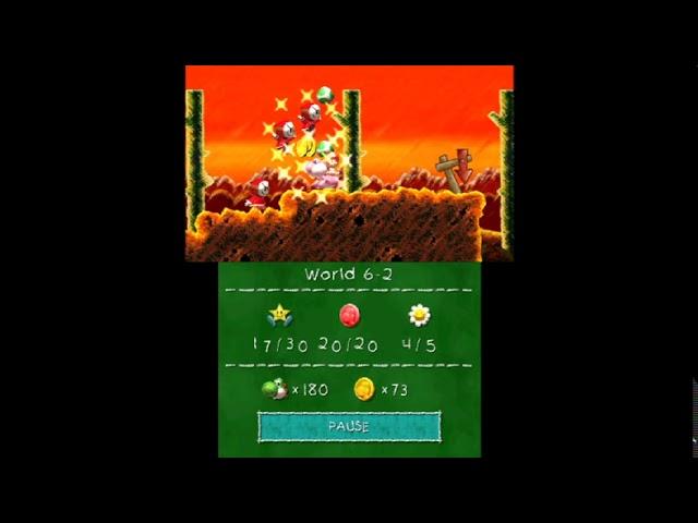 Yoshi's New Island Playthrough (Direct 3DS Capture) - World 6