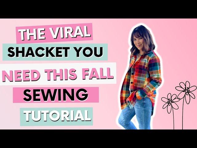 The Viral Shacket You Need - Sew the Connie Casual Shacket Pattern Today!