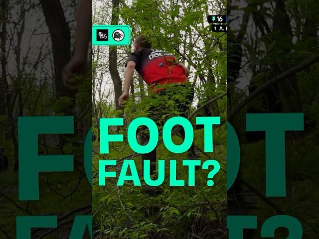 clutch putt or foot fault?