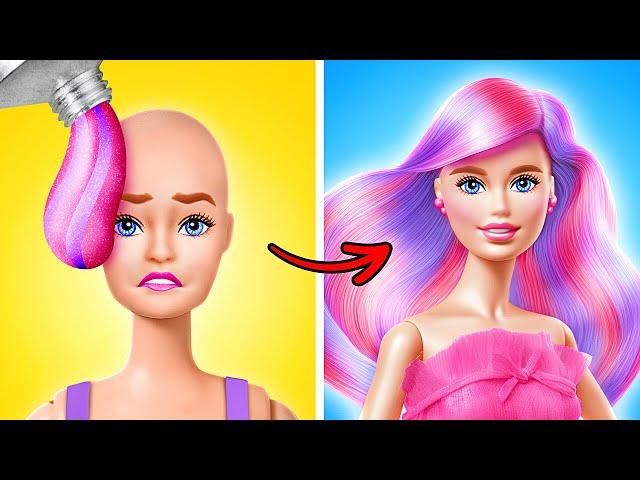 WE ADOPTED A Doll  Total Doll Makeover  Beauty Hacks & Gadgets by Imagine PlayWorld