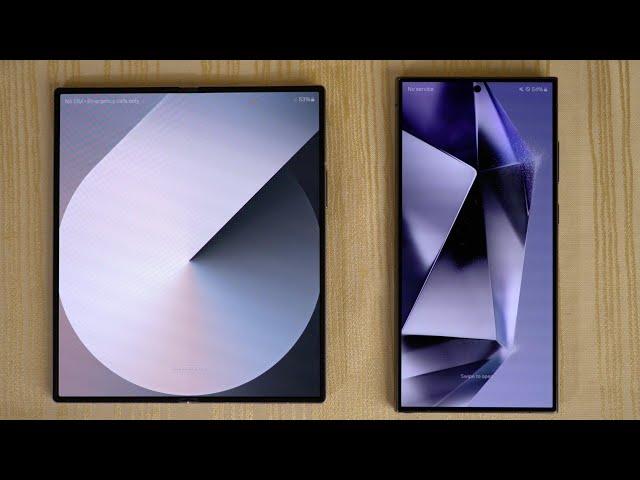 Samsung Galaxy Z Fold 6 vs S24 Ultra - SPEED TEST!