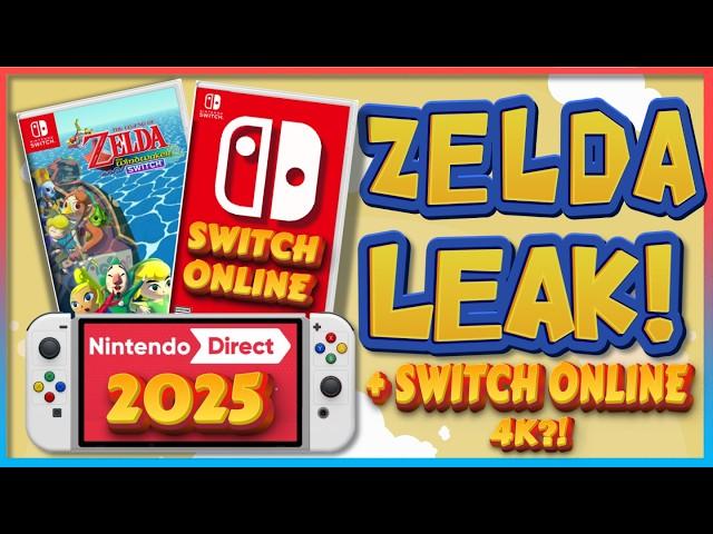 Legend of Zelda Wind waker Hd Switch Was Leaked?! + 2025 Nintendo Direct Leak