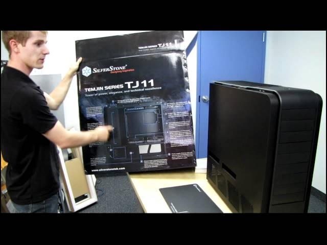 Silverstone TJ11B-W Ultimate Computer Case Unboxing & First Look Linus Tech Tips