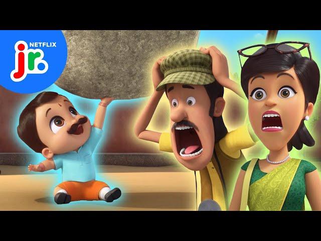 Mighty Bheem's STRONGEST Saves!  Mighty Bheem's Playtime | Netflix Jr